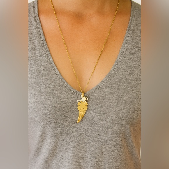 Wings of Grace Pendant Necklace - Picture 3 of 3